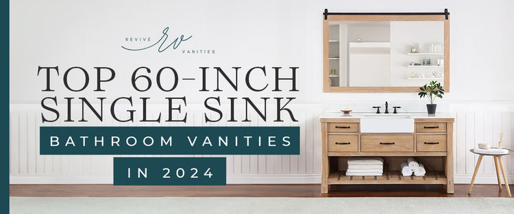 Top 60-Inch Single Sink Bathroom Vanities