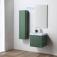 Positano 20" Floating Bathroom Vanity with Acrylic Sink - Aventurine Green