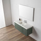 Positano 48" Floating Bathroom Vanity with Single Acrylic Sink - Aventurine Green
