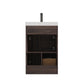 Hannover 24" Freestanding Bathroom Vanity with Acrylic Sink - Cali Walnut