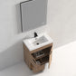 Hannover 30" Freestanding Bathroom Vanity with Acrylic Sink - Classic Oak