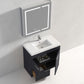 Hannover 36" Freestanding Bathroom Vanity with Acrylic Sink - Charcoal