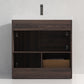 Hannover 36" Freestanding Bathroom Vanity with Acrylic Sink - Cali Walnut