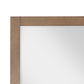 Ivy 24" Rectangular Bathroom Wood Framed Wall Mirror in Brown Pine