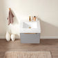 Alicante 24" Single Sink Bath Vanity in Grey with White Sintered Stone Top