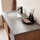 Carcastillo 47" Single Sink Bath Vanity in North American Oak with Grey Sintered Stone Top