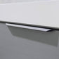 Vegadeo 36" Single Sink Bath Vanity in Grey with White One-Piece Composite Stone Sink Top