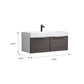 Vegadeo 48" Single Sink Bath Vanity in Suleiman Oak with White One-Piece Composite Stone Sink Top