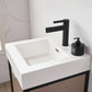Marcilla 18" Single Sink Bath Vanity in Almond Coffee with One-Piece Composite Stone Sink Top