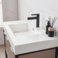 Marcilla 36" Single Sink Bath Vanity in Almond Coffee with One-Piece Composite Stone Sink Top