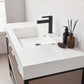 Marcilla 48" Single Sink Bath Vanity in Almond Coffee with One-Piece Composite Stone Sink Top