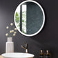 CIRQUE 30 in. Round LED Black Framed Mirror with Defogger and Dimmer