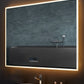 IMMERSION 48 in. x 40 in. LED Frameless Mirror with Bluetooth, Defogger  and Digital Display