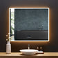 IMMERSION 48 in. x 40 in. LED Frameless Mirror with Bluetooth, Defogger  and Digital Display