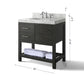 Elizabeth 36 in.Bath Vanity Set in Sapphire Grey