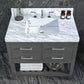 Elizabeth 36 in.Bath Vanity Set in Sapphire Grey