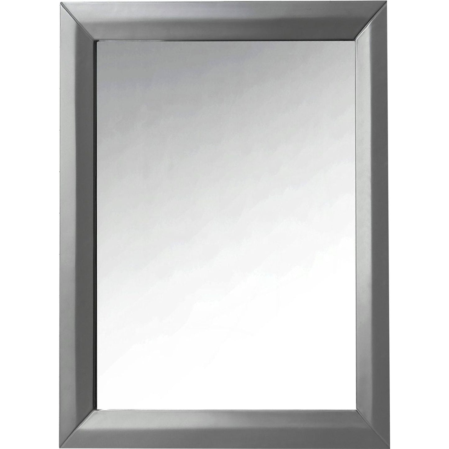 24 in. Framed Mirror in Sapphire Gray