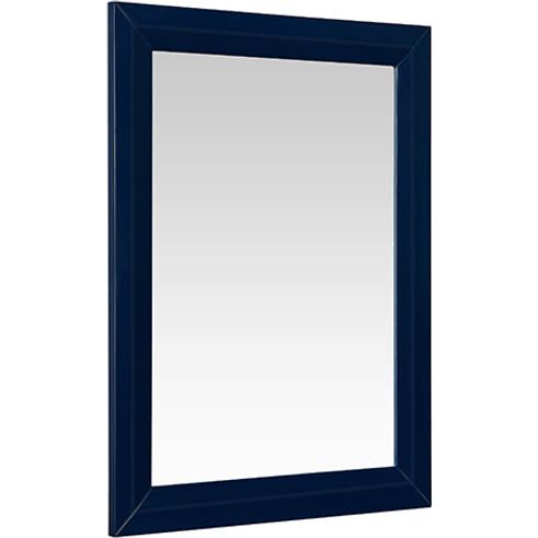 24 in. Framed Mirror in Heritage Blue