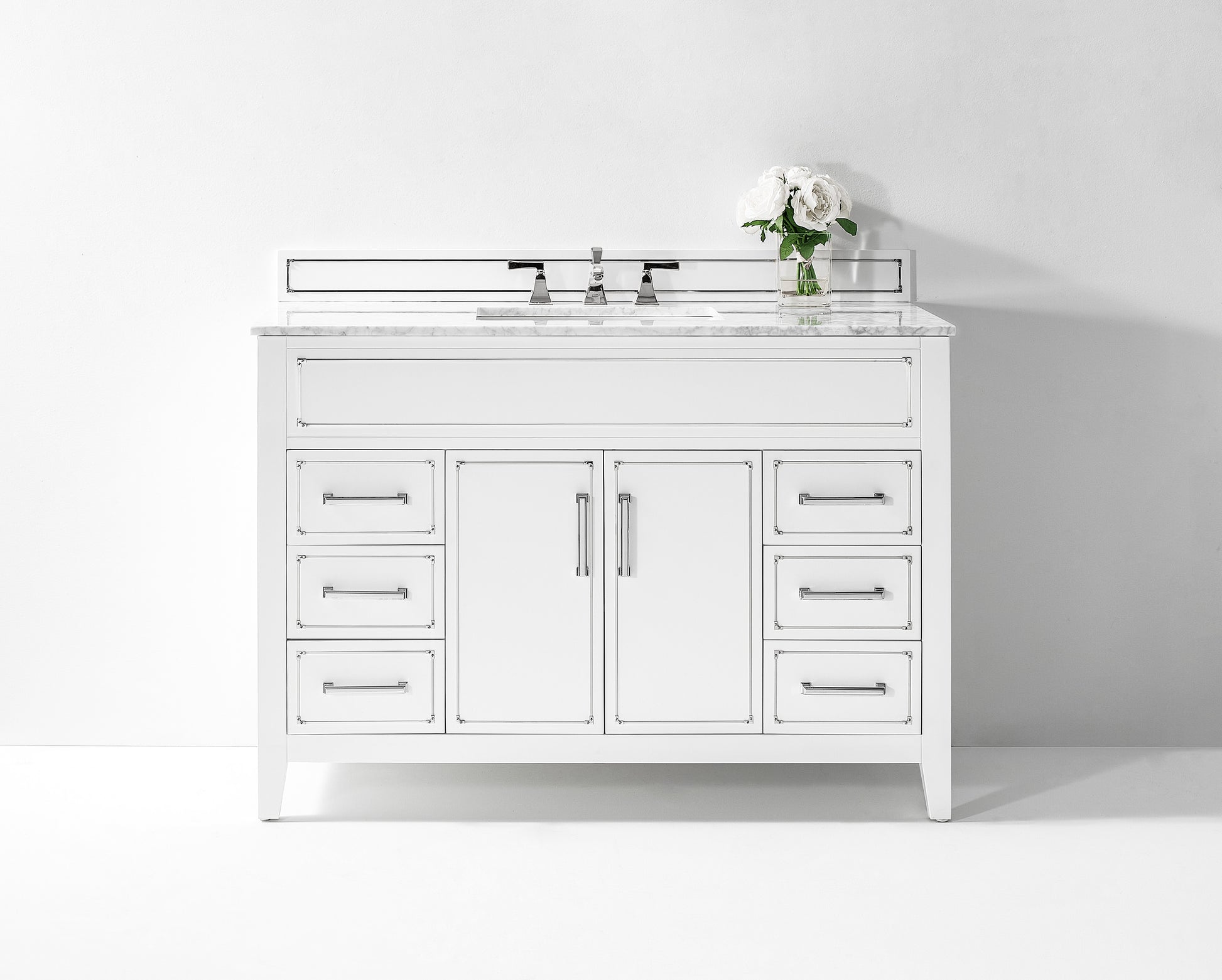 Aspen 48 in. Bath Vanity Set in White