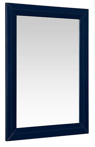 28 in. Framed Mirror in Heritage Blue