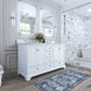 Audrey 60 in. Bath Vanity Set in White