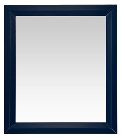 28 in. Framed Mirror in Heritage Blue