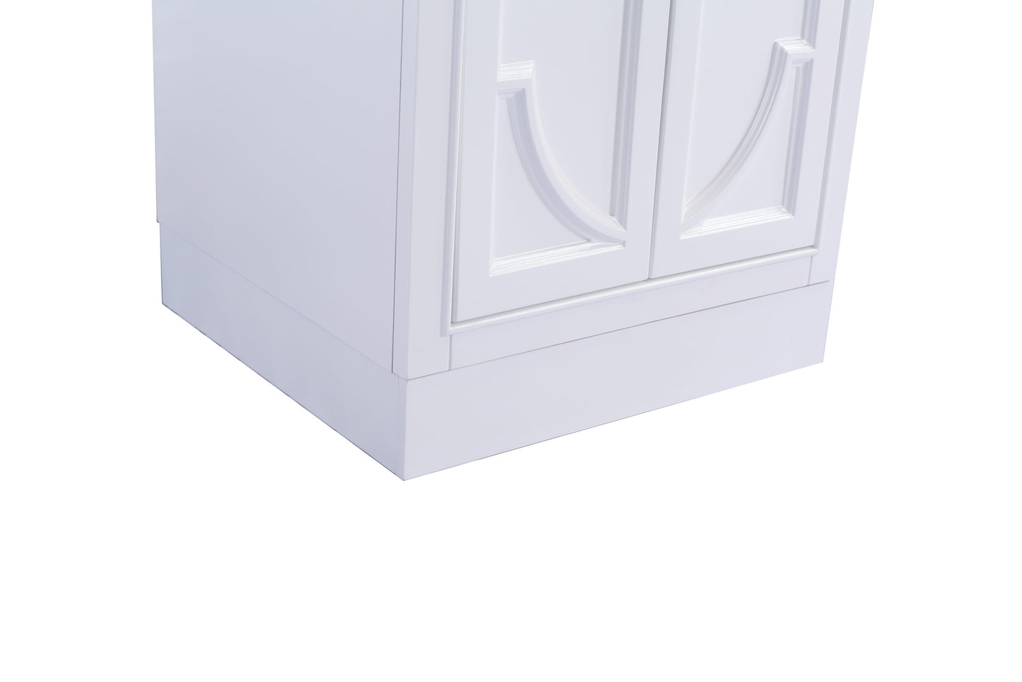 Odyssey 24" White Bathroom Vanity with White Quartz Countertop