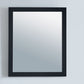 Sterling 24" Framed Rectangular Espresso Mirror
