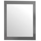Sterling 24" Framed Rectangular Grey Mirror