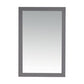 Sterling 24" Framed Rectangular Maple Grey Mirror