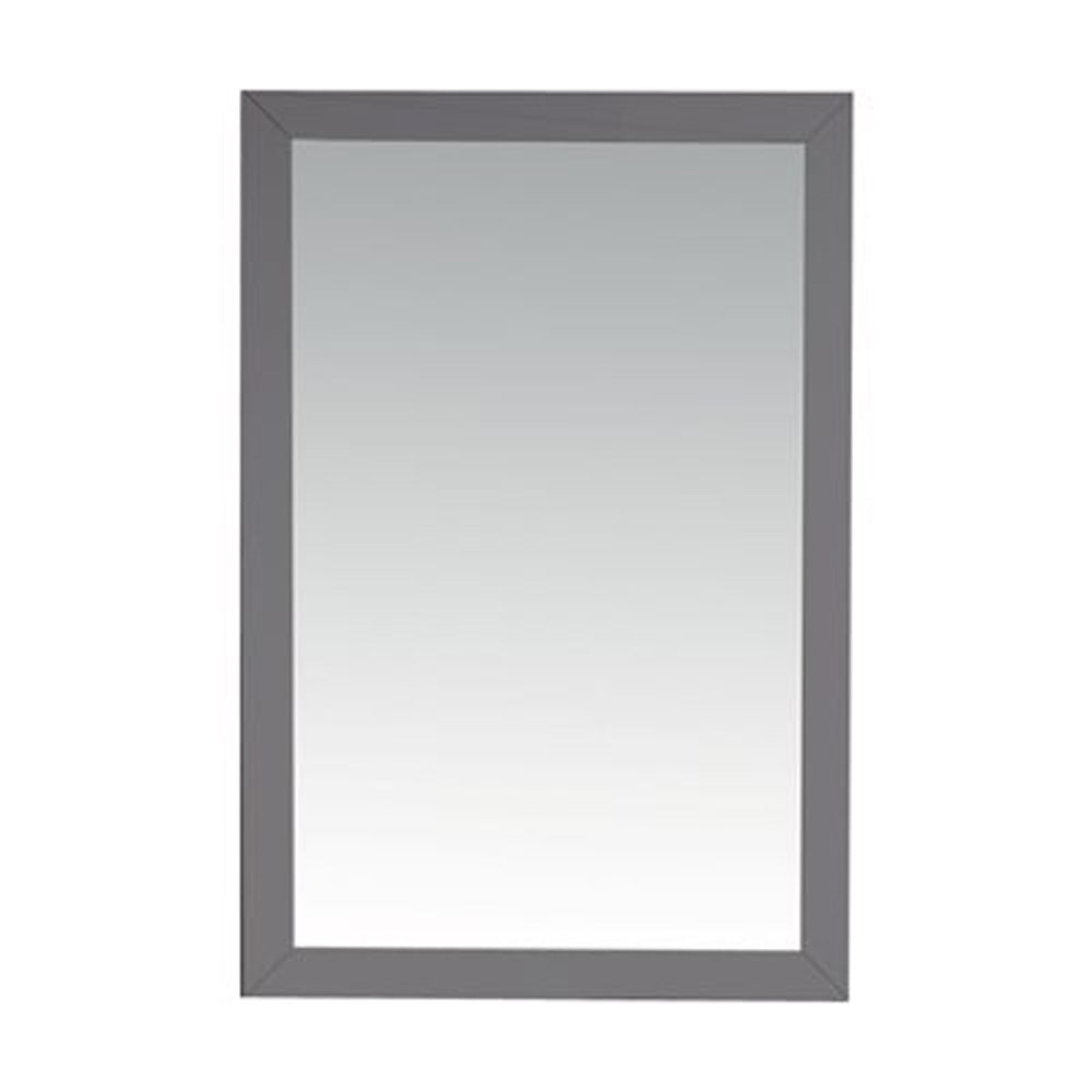 Sterling 24" Framed Rectangular Maple Grey Mirror