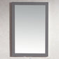 Sterling 24" Framed Rectangular Maple Grey Mirror
