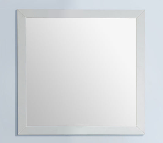 Sterling 30" Framed Square Soft White Mirror