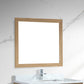 Sterling 36" Framed Rectangular California White Oak Mirror