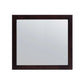 Sterling 36" Framed Rectangular Espresso Mirror