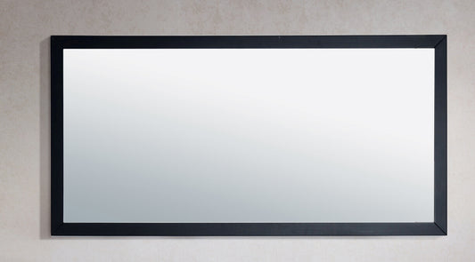 Sterling 60" Framed Rectangular Espresso Mirror