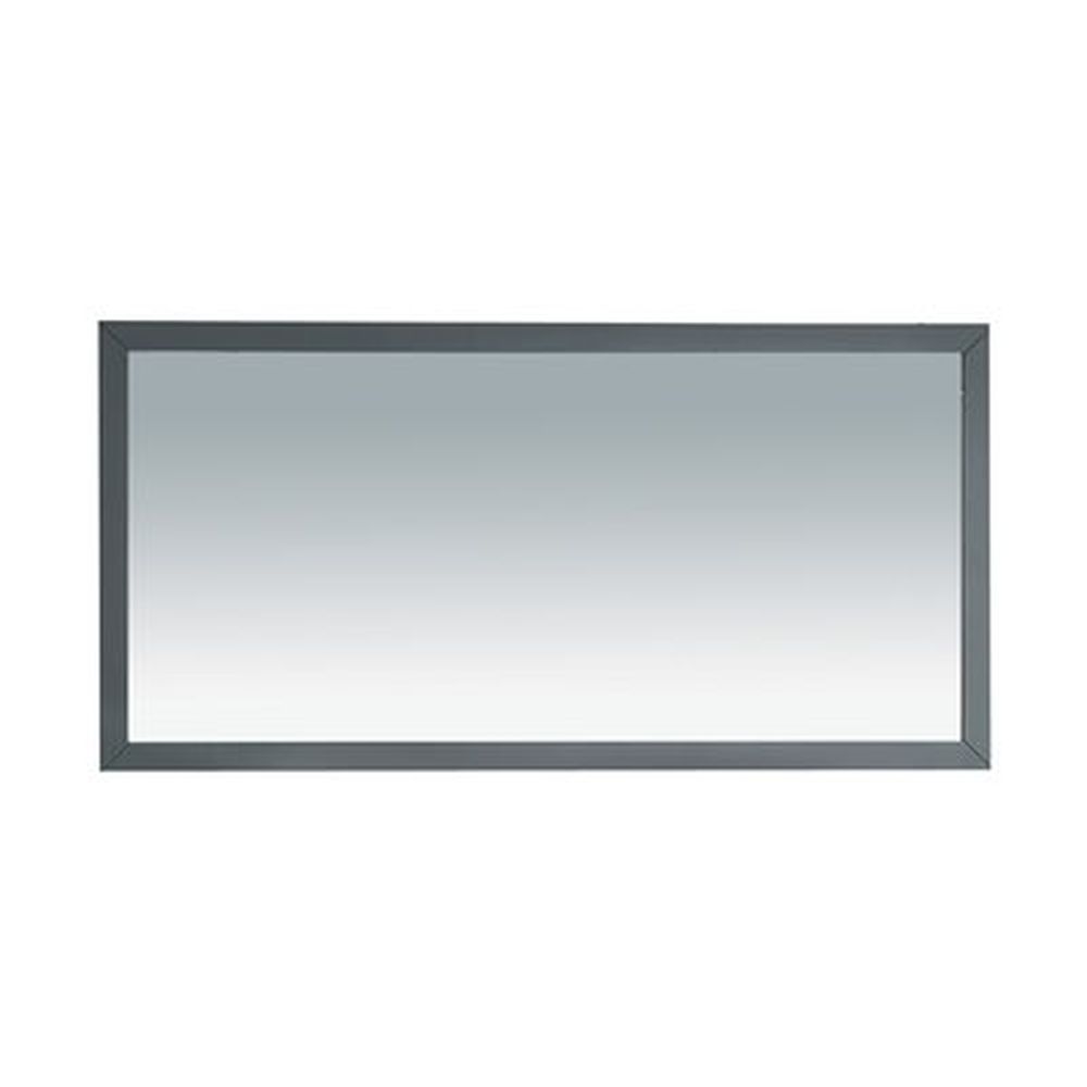 Sterling 60" Framed Rectangular Grey Mirror