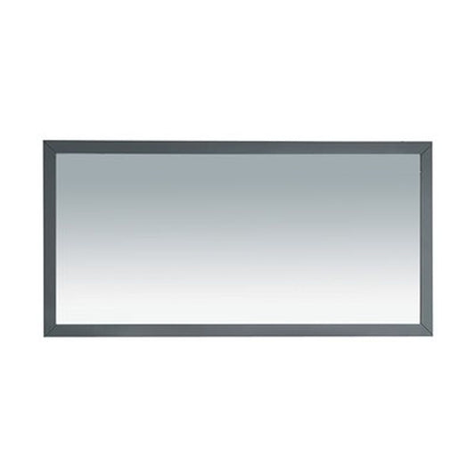 Sterling 60" Framed Rectangular Grey Mirror