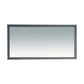 Sterling 60" Framed Rectangular Maple Grey Mirror