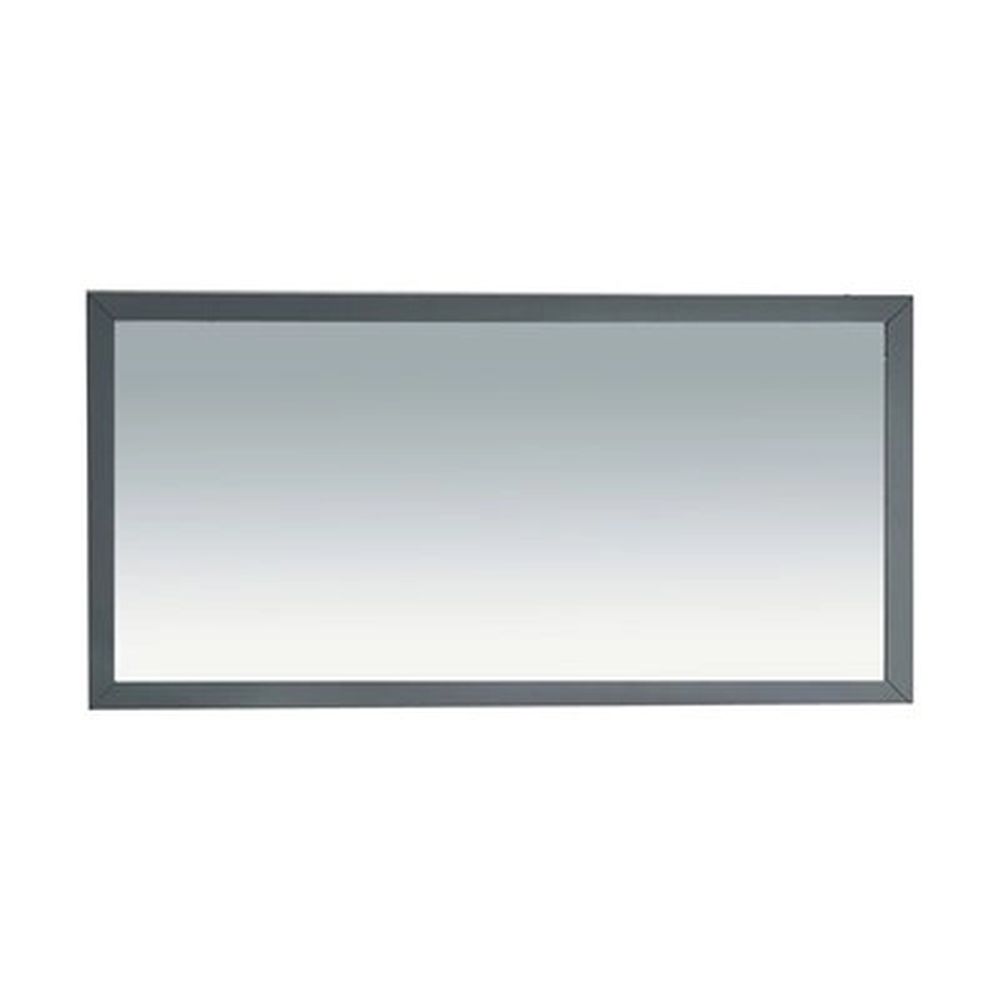 Sterling 60" Framed Rectangular Maple Grey Mirror