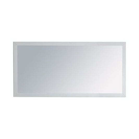 Sterling 60" Framed Rectangular Soft White Mirror