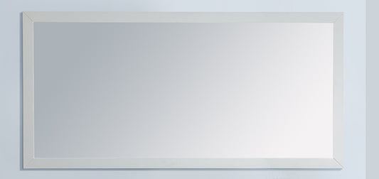 Sterling 60" Framed Rectangular Soft White Mirror