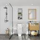 Alto 24" California White Oak Bathroom Vanity with Matte White VIVA Stone Solid Surface Countertop