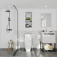 Alto 24" White Bathroom Vanity with White Quartz Countertop