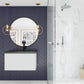 Vitri 30" Cloud White Bathroom Vanity with VIVA Stone Matte Black Solid Surface Countertop