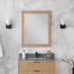 Ivy 28" Rectangular Bathroom Wood Framed Wall Mirror in Weathered Pine