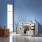 Ivy 48" Single Bathroom Vanity Set in White and Carrara White Marble Countertop without Mirror