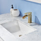 Remi 48" Single Bathroom Vanity Set in White and Carrara White Marble Countertop without Mirror