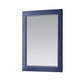 Maribella 28" Rectangular Bathroom Wood Framed Wall Mirror in Jewelry Blue