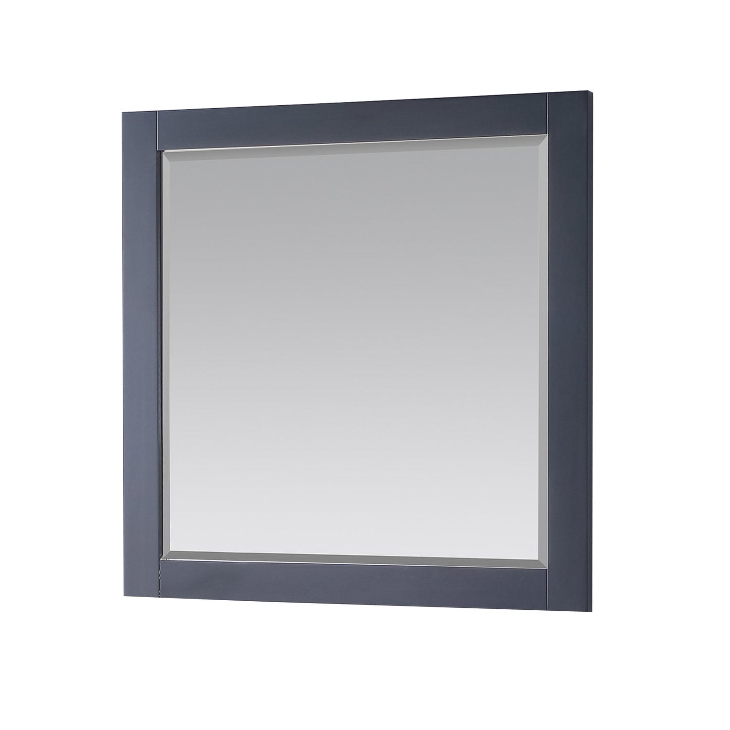 Maribella 34" Rectangular Bathroom Wood Framed Wall Mirror in Classic Blue